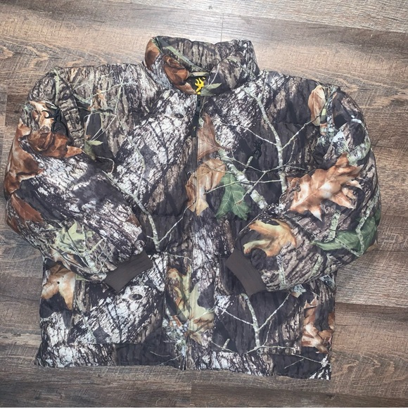 Browning RealTree Camouflage Puffer Coat Kids Size XL - Picture 13 of 13